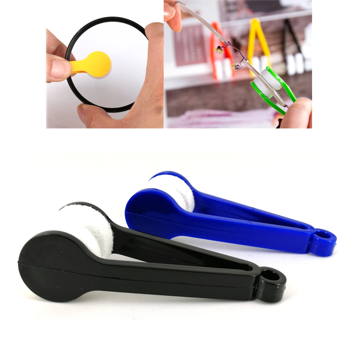 Dual Side Microfiber Cleaning Clamp Tweezer Cleaner for Camera Lens Filter Glasses
Dual Side Microfiber Cleaning Clamp Tweezer Cleaner for Camera Lens Filter Glasses