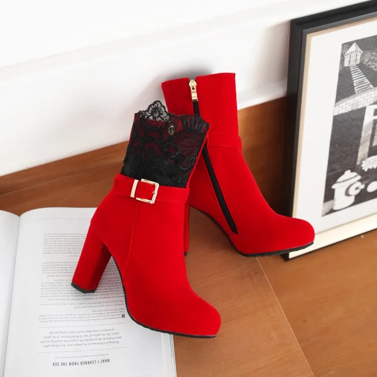 Big Size 9 10 11 12 boots women shoes ankle boots for women ladies boots shoes woman winter Solid color round head thick heel
Big Size 9 10 11 12 boots women shoes ankle boots for women ladies boots shoes woman winter Solid color round head thick heel