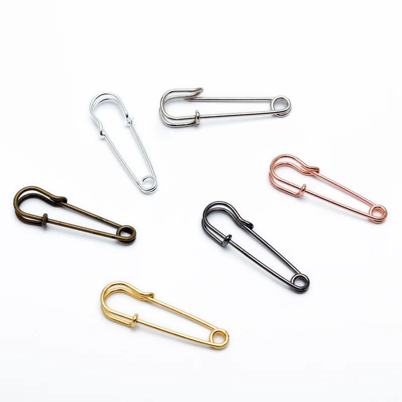 20pcs/lot 45mm Length Safety Brooches Pins Gold Silver Rose Gold Metal Brooch Pin Charm Pendants for DIY Jewelry Making Material
20pcs/lot 45mm Length Safety Brooches Pins Gold Silver Rose Gold Metal Brooch Pin Charm Pendants for DIY Jewelry Making Material