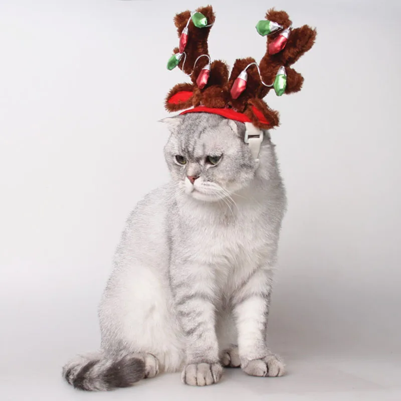 Pet Accessories Christmas Dog Cap Reindeer Hat Santa Warm Scarf Funny Cat Costume Xmas Holiday Apparel Puppy New Year Costume
Pet Accessories Christmas Dog Cap Reindeer Hat Santa Warm Scarf Funny Cat Costume Xmas Holiday Apparel Puppy New Year Costume