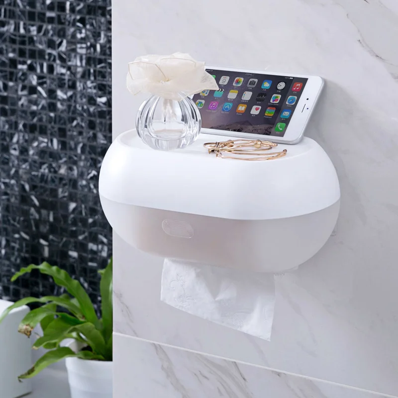 Household free punching toilet waterproof tissue box toilet roll tray bathroom paper towel toilet paper rack WF315951
Household free punching toilet waterproof tissue box toilet roll tray bathroom paper towel toilet paper rack WF315951