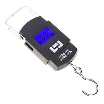 50KG 10g Electronic Portable Digital Weight Scale with Hanging Hook Fishing Travel Luggage Balance Weight scales Steelyard Scale
50KG 10g Electronic Portable Digital Weight Scale with Hanging Hook Fishing Travel Luggage Balance Weight scales Steelyard Scale