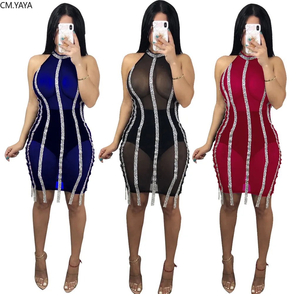 2019 women summer mesh see though sequins splicing mini bodycon midi dress above knee party vestido beach club dresses GLL0276
2019 women summer mesh see though sequins splicing mini bodycon midi dress above knee party vestido beach club dresses GLL0276