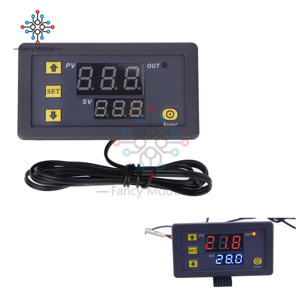 W3230 DC 12V 24V AC 110V 220V 20A LED Digital Display Temperature Controller Thermostat Thermometer Control With Heating/Cooling
W3230 DC 12V 24V AC 110V 220V 20A LED Digital Display Temperature Controller Thermostat Thermometer Control With Heating/Cooling