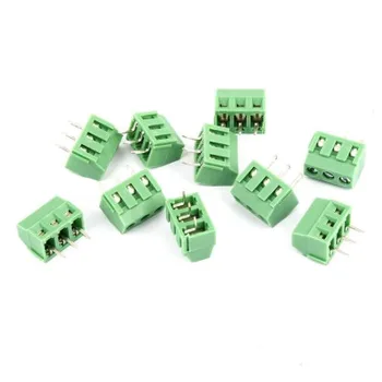 10pcs 300V 10A 3 81mm Pitch 3 Pole PCB Screw Terminal Block Connector Male Green
10pcs 300V 10A 3 81mm Pitch 3 Pole PCB Screw Terminal Block Connector Male Green
