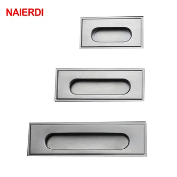 NAIERDI 96mm Cabinet Hidden Handles Stainless Steel Invisible Handle Circle Drawer Wardrobe Knobs With Screws Furniture Hardware 
NAIERDI 96mm Cabinet Hidden Handles Stainless Steel Invisible Handle Circle Drawer Wardrobe Knobs With Screws Furniture Hardware