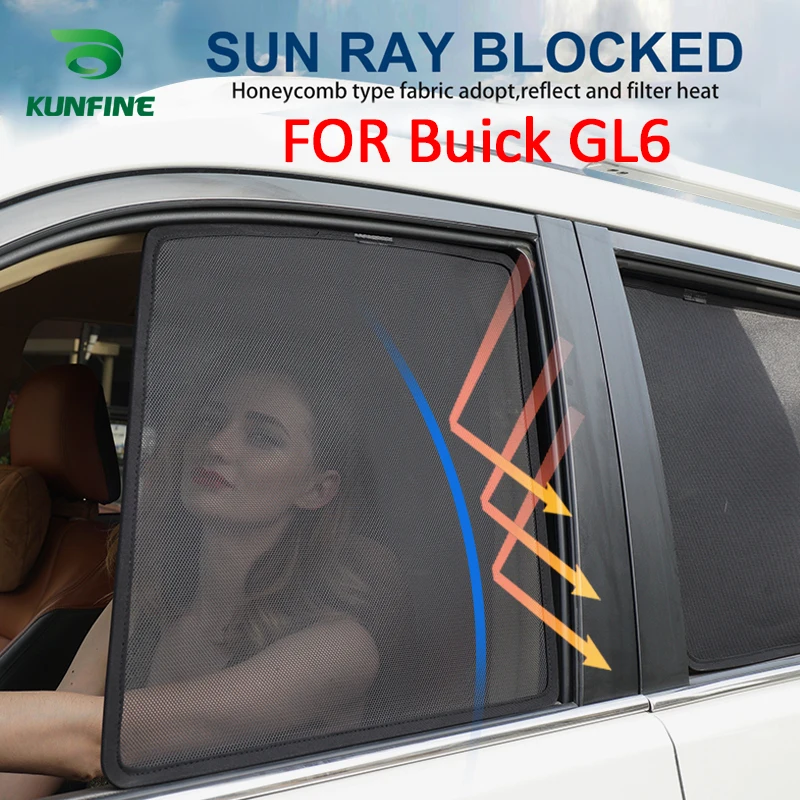 Magnetic Car Window Sun Shade Mesh Shade Blind For Buick GL6