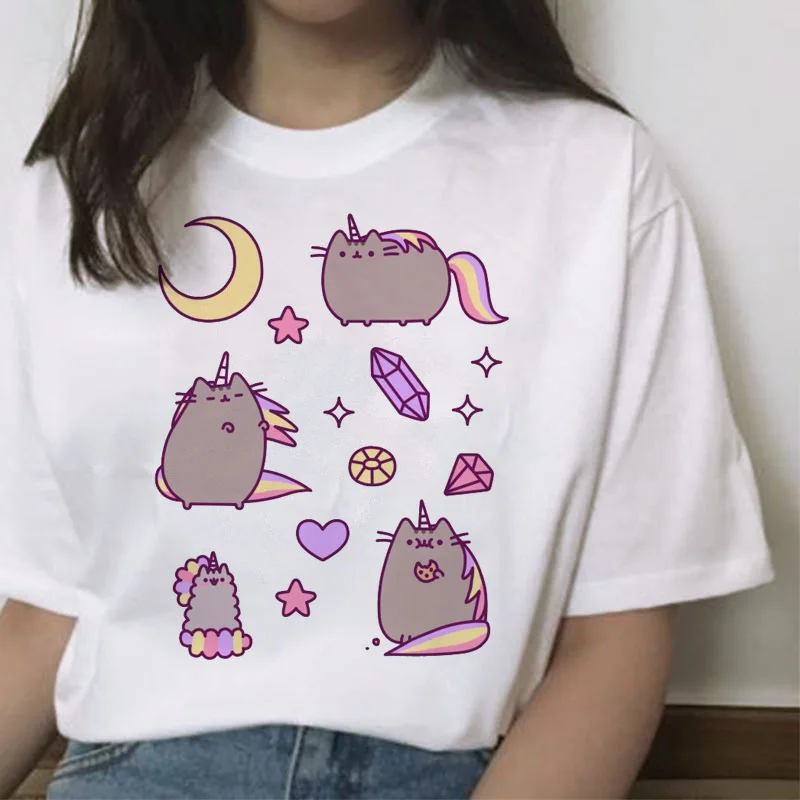 pusheen women t shirt kawaii female tshirt cat cartoon harajuku 90s graphic ulzzang tops t-shirt femme korean aesthetic funny
pusheen women t shirt kawaii female tshirt cat cartoon harajuku 90s graphic ulzzang tops t-shirt femme korean aesthetic funny