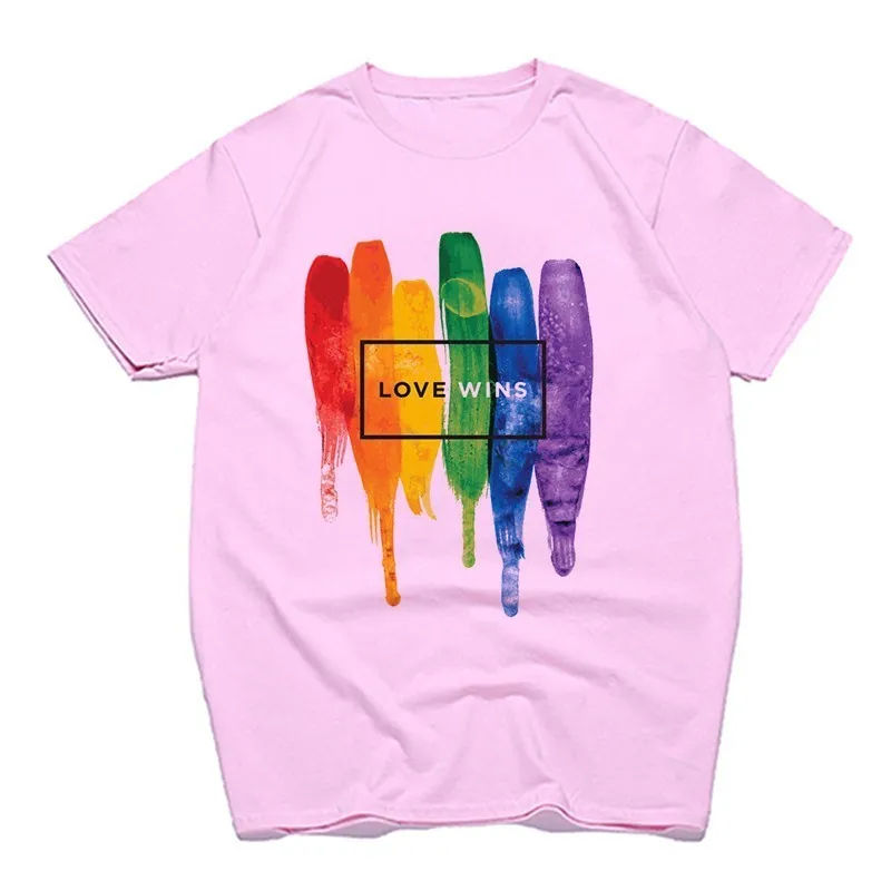 2019 Pride Lgbt Gay Love Lesbian Rainbow Design Print T-shirts For Man/Women Summer Casual Love Is Love Tee Shirt Unisex Clothes
2019 Pride Lgbt Gay Love Lesbian Rainbow Design Print T-shirts For Man/Women Summer Casual Love Is Love Tee Shirt Unisex Clothes
