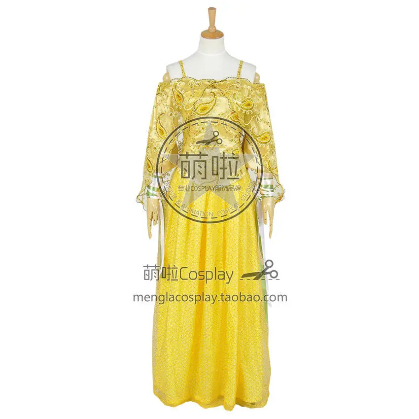 New Star Wars Attack Of The Clones Cosplay Padme Amidala Costume Golden Dress Halloween cosplay Gifts
New Star Wars Attack Of The Clones Cosplay Padme Amidala Costume Golden Dress Halloween cosplay Gifts