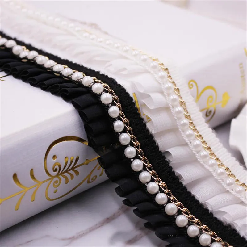 Wide 3CM Beaded Pearl White Trimming Lace Ribbon Trim scrapbooking Applique Embellishment Sewing DIYFor Wedding Dress 1Yard 009
Wide 3CM Beaded Pearl White Trimming Lace Ribbon Trim scrapbooking Applique Embellishment Sewing DIYFor Wedding Dress 1Yard 009