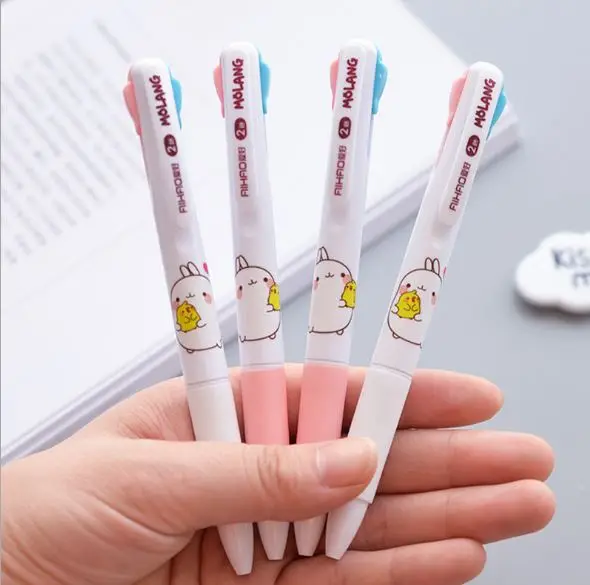 2 pieces /lot Molang Double Red Blue 2 Colors Chunky Ballpoint Pen School Office Supply Gift Stationery Papelaria Escolar
2 pieces /lot Molang Double Red Blue 2 Colors Chunky Ballpoint Pen School Office Supply Gift Stationery Papelaria Escolar