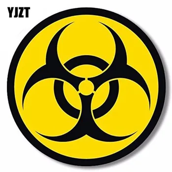 YJZT 12CM*12CM Amusing ZOMBIE WARNING BIOMARKERS Reflective Car sticker Motorcycle parts C1-7124
YJZT 12CM*12CM Amusing ZOMBIE WARNING BIOMARKERS Reflective Car sticker Motorcycle parts C1-7124