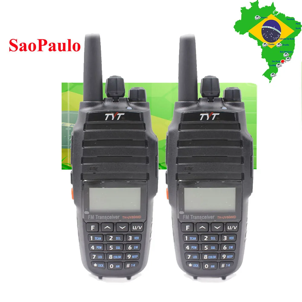 TYT TH-UV8000D 10W 136-174&400-520MHz Handheld Transceiver 3600MAH Walkie Talkie uv8000d Two Way Radio
TYT TH-UV8000D 10W 136-174&400-520MHz Handheld Transceiver 3600MAH Walkie Talkie uv8000d Two Way Radio