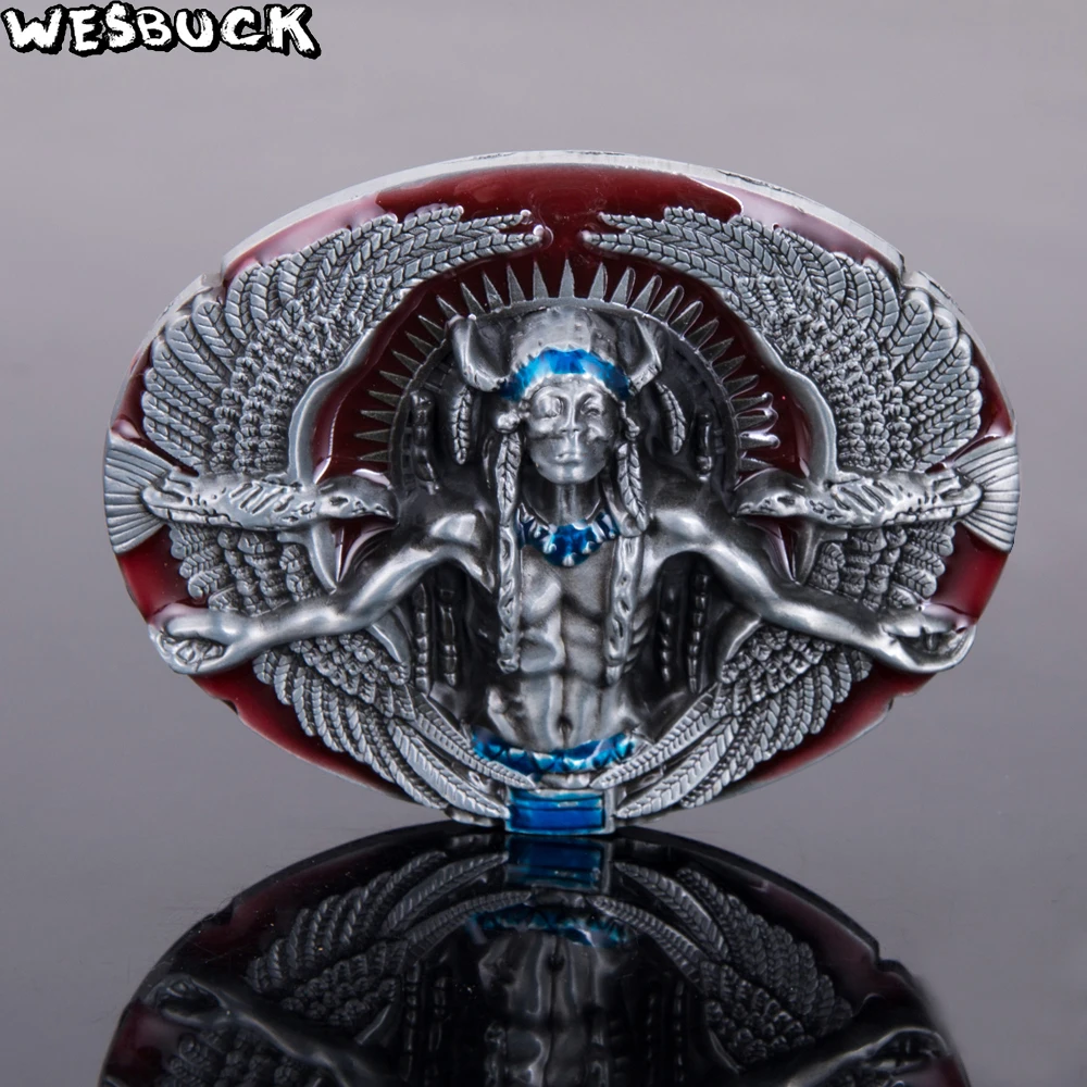 WesBuck Brand Fashion Indian Metal Belt Buckles for Man Women Western Buckles Cowgirls Marvel Buckle Causal Cool Cowboy Hebilla
WesBuck Brand Fashion Indian Metal Belt Buckles for Man Women Western Buckles Cowgirls Marvel Buckle Causal Cool Cowboy Hebilla