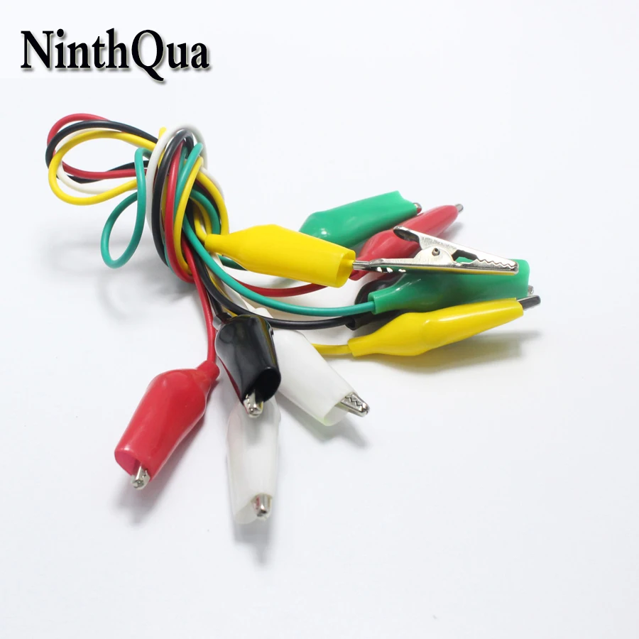 5pcs 55mm Big Alligator Clips with 40cm Cable Electrical DIY Test Leads Double-ended Crocodile Clips Roach Test Jumper Wire
5pcs 55mm Big Alligator Clips with 40cm Cable Electrical DIY Test Leads Double-ended Crocodile Clips Roach Test Jumper Wire