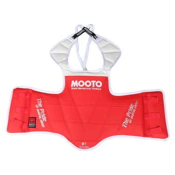 MOOTO Taekwondo Chest guards back supporter karate vest MMA kick boxing chest Protector hugo chest gear Reversible protection
MOOTO Taekwondo Chest guards back supporter karate vest MMA kick boxing chest Protector hugo chest gear Reversible protection