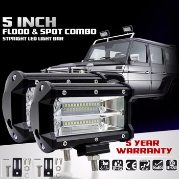 144W 6000K LED Light Bar Off-road 5Inch Car Light Cube Work Light Waterproof Driving Light 2Pcs
144W 6000K LED Light Bar Off-road 5Inch Car Light Cube Work Light Waterproof Driving Light 2Pcs