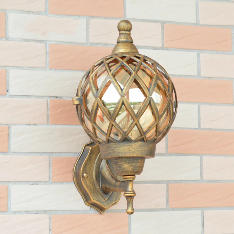YANG Retro Wall Lamp Outdoor Wall Lamps Courtyard Lights Living Room Aisle Restaurant Decorative Terrace Exterior Wall Light