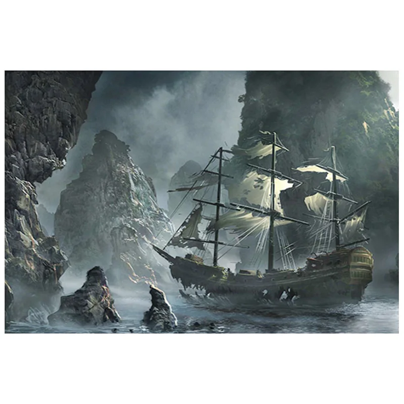 Full Diamond Painting Pirate Ship In The Night Mosaic Diamond Embroidery Pictures Cross Stitch Needlework Wall Decor Gift 30x20
Full Diamond Painting Pirate Ship In The Night Mosaic Diamond Embroidery Pictures Cross Stitch Needlework Wall Decor Gift 30x20