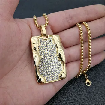 Men Women Queen Pharaoh Pendant Hip Hop Jewelry Iced Out Bling Rhinestone Gold Color Nefertiti Head Portrait Pendant Necklace
Men Women Queen Pharaoh Pendant Hip Hop Jewelry Iced Out Bling Rhinestone Gold Color Nefertiti Head Portrait Pendant Necklace