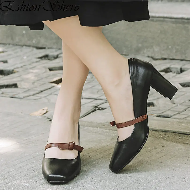 EshtonShero Women's Shoes Woman Pumps Leather+PU Low Heels Slip On Mules Butterfly-Knot Black Ladies Wedding Shoes Size 3-8
EshtonShero Women's Shoes Woman Pumps Leather+PU Low Heels Slip On Mules Butterfly-Knot Black Ladies Wedding Shoes Size 3-8
