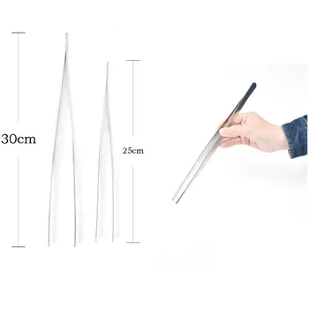 12.5/25/30cm Long Barbecue Food Tong Stainless Steel Straight Tweezer Toothed Tweezer Home Medical Garden Kitchen BBQ Tool
12.5/25/30cm Long Barbecue Food Tong Stainless Steel Straight Tweezer Toothed Tweezer Home Medical Garden Kitchen BBQ Tool