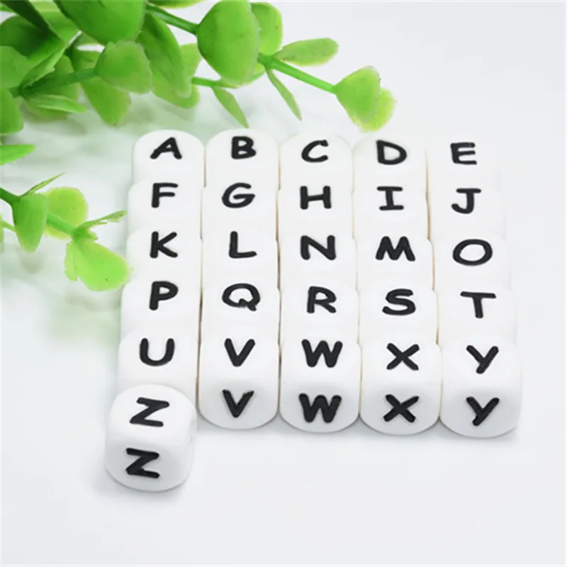 1000PCS Alphabet Letter Food Grade Silicone Teething Beads Nursing Necklace In 26 letters BPA Free Silicone Letter Cube Beads
1000PCS Alphabet Letter Food Grade Silicone Teething Beads Nursing Necklace In 26 letters BPA Free Silicone Letter Cube Beads