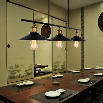 American Style Vintage Loft DIY Black Iron Pendant Light Industrial Pendant Lamp 3*E27 Bulb Dining Room Adjustable Decor Lamp
American Style Vintage Loft DIY Black Iron Pendant Light Industrial Pendant Lamp 3*E27 Bulb Dining Room Adjustable Decor Lamp