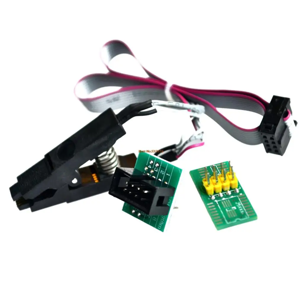 update version SOIC8 SOP8 Test Clip For EEPROM 93CXX / 25CXX / 24CXX in-circuit programming+2 adapters
update version SOIC8 SOP8 Test Clip For EEPROM 93CXX / 25CXX / 24CXX in-circuit programming+2 adapters
