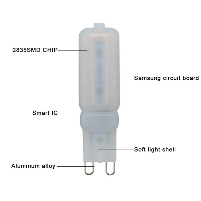 110V/220V Dimmable G9 LED Corn Bulb Light 32 Leds Silicone Crystal Halogen Lamp LB88
110V/220V Dimmable G9 LED Corn Bulb Light 32 Leds Silicone Crystal Halogen Lamp LB88
