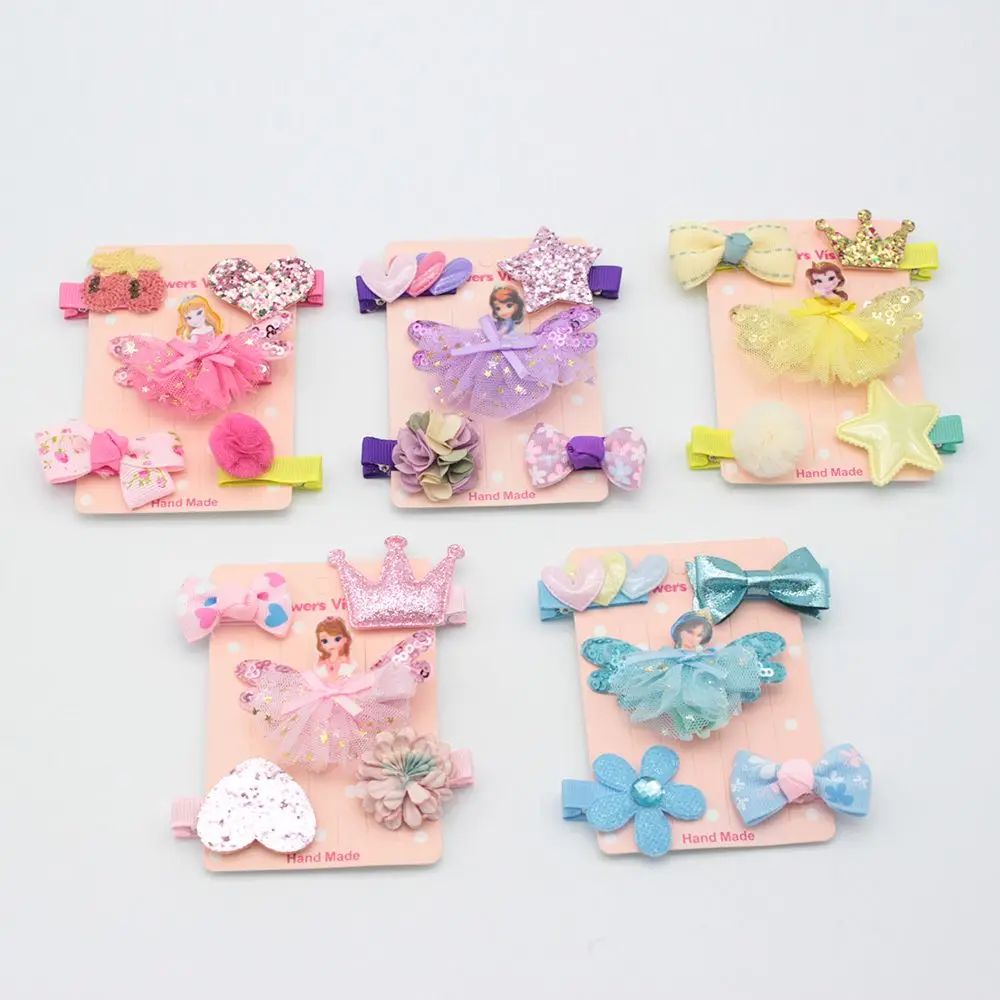 5PCS Mixed Color Cartoon Princess Design Hair Clip Accessories For Girls Hair Clips Wedding Party Gifts
5PCS Mixed Color Cartoon Princess Design Hair Clip Accessories For Girls Hair Clips Wedding Party Gifts