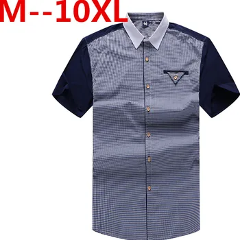plus size 10XL 8XL 6XL 5X New Arrival Men Shirt Male Casual Shirt Men's Short Sleeved Striped Plaid Shirts Business Dress Shirts
plus size 10XL 8XL 6XL 5X New Arrival Men Shirt Male Casual Shirt Men's Short Sleeved Striped Plaid Shirts Business Dress Shirts