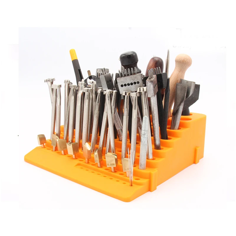 Splicable Leather Craft Tools Holder Rack Stand Leather Stamp Punch Accessories Storage Box Organizer for leathercrafts tools
Splicable Leather Craft Tools Holder Rack Stand Leather Stamp Punch Accessories Storage Box Organizer for leathercrafts tools