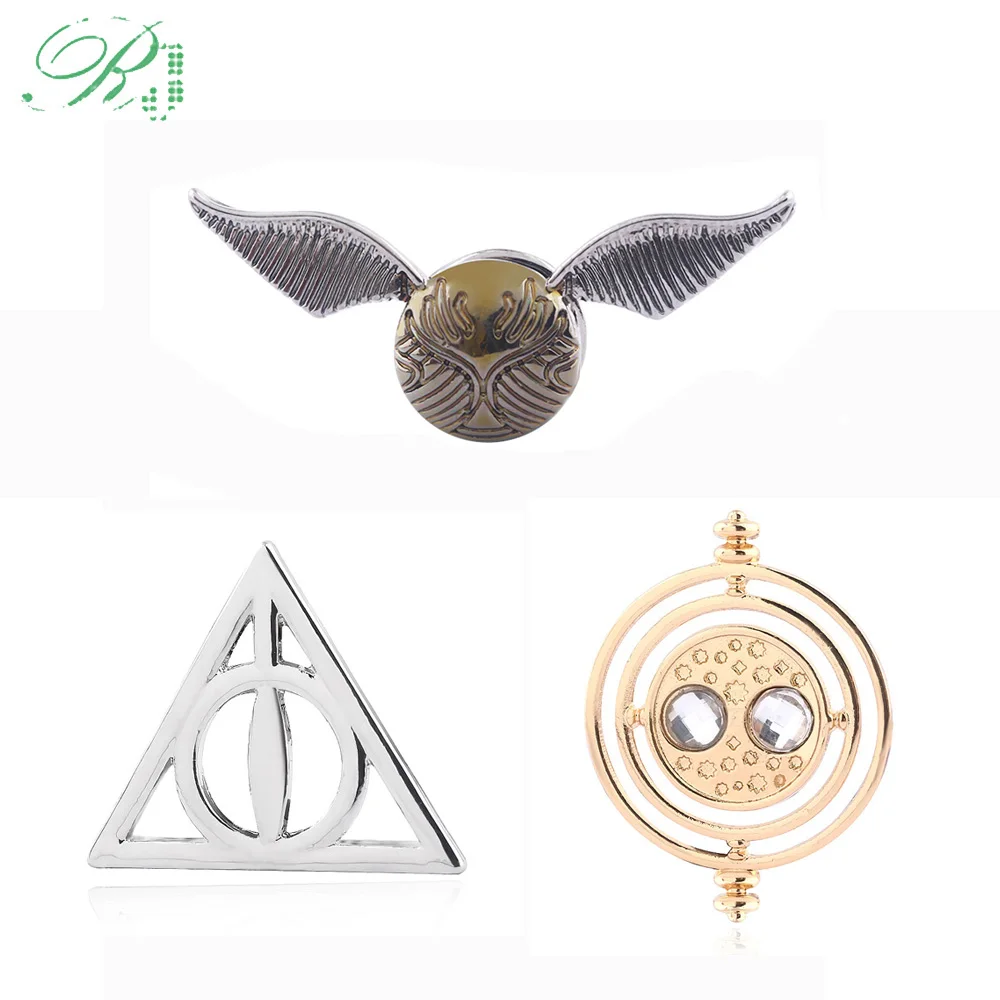 RJ HP Time Turner Hourglass Badges Lapel Brooches Pins Golden Snitch Quidditch Deathly Hallows Logo Men Kids Coat Jewelry Gift
RJ HP Time Turner Hourglass Badges Lapel Brooches Pins Golden Snitch Quidditch Deathly Hallows Logo Men Kids Coat Jewelry Gift