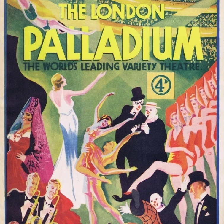 Programme For The London Palladium Poster Print By Mary Evans Jazz Age Club Collection (18 X 24)