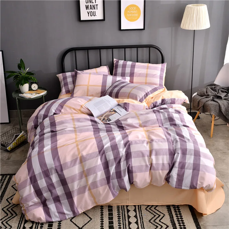 Deep Purple Large Plaid Pattern Home Textile 3/4pcs Bedding Sets Beddingset Bed Linen Duvet Cover Bed Sheet Pillowcase/Bed Set
Deep Purple Large Plaid Pattern Home Textile 3/4pcs Bedding Sets Beddingset Bed Linen Duvet Cover Bed Sheet Pillowcase/Bed Set