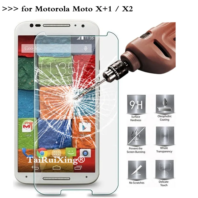 

9H 2.5D 0.26mm Tempered Glass Screen Protector For Motorola Moto X2 Protective Film For Motorola Moto X2 moto x 2nd Gen XT1097