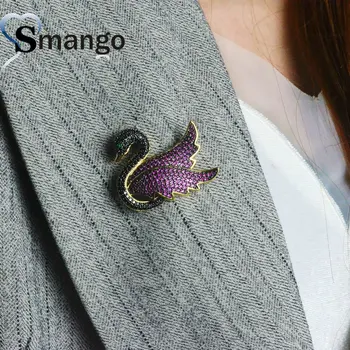New Arrival! Shape of A Swan Brooch,Copper Inlay CZ,Two Plating Colors,Can Mix, 5 Pieces
New Arrival! Shape of A Swan Brooch,Copper Inlay CZ,Two Plating Colors,Can Mix, 5 Pieces