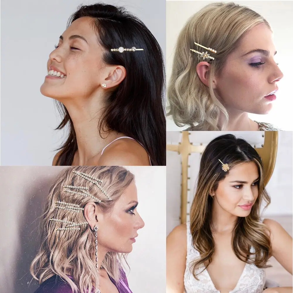 DANZE 4 PCS/ Set New Arrivals Women Cute Imitation Pearl Crystal Flower Hairpins Fashion Hair Jewelry Sweet Romantic Pins Gift
DANZE 4 PCS/ Set New Arrivals Women Cute Imitation Pearl Crystal Flower Hairpins Fashion Hair Jewelry Sweet Romantic Pins Gift