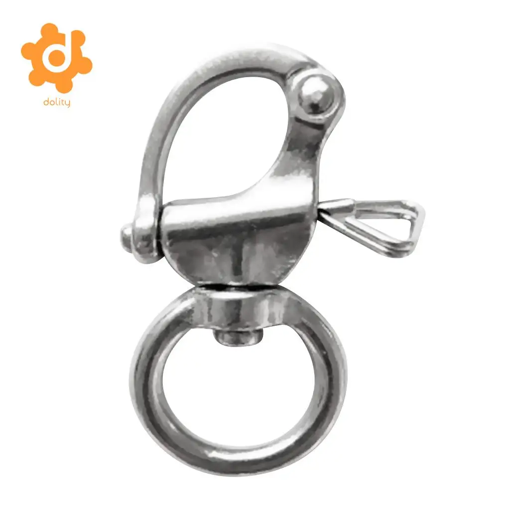 Durable Stainless Steel Snap Shackle Quick Release Swivel Bail Rigging Heavy Duty Swivel Bail Snap Shackle Avoid Sharp Edge