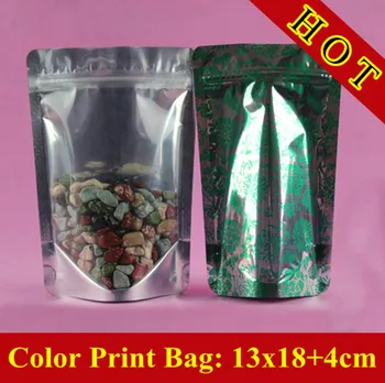 100pcs/lot 13 x 18cm(5.1'' * 7.1'') 180mic Green Half Clear Packaging Bag,Stand Up Zip Lock Plastic Bags, Transparent Bag
100pcs/lot 13 x 18cm(5.1'' * 7.1'') 180mic Green Half Clear Packaging Bag,Stand Up Zip Lock Plastic Bags, Transparent Bag