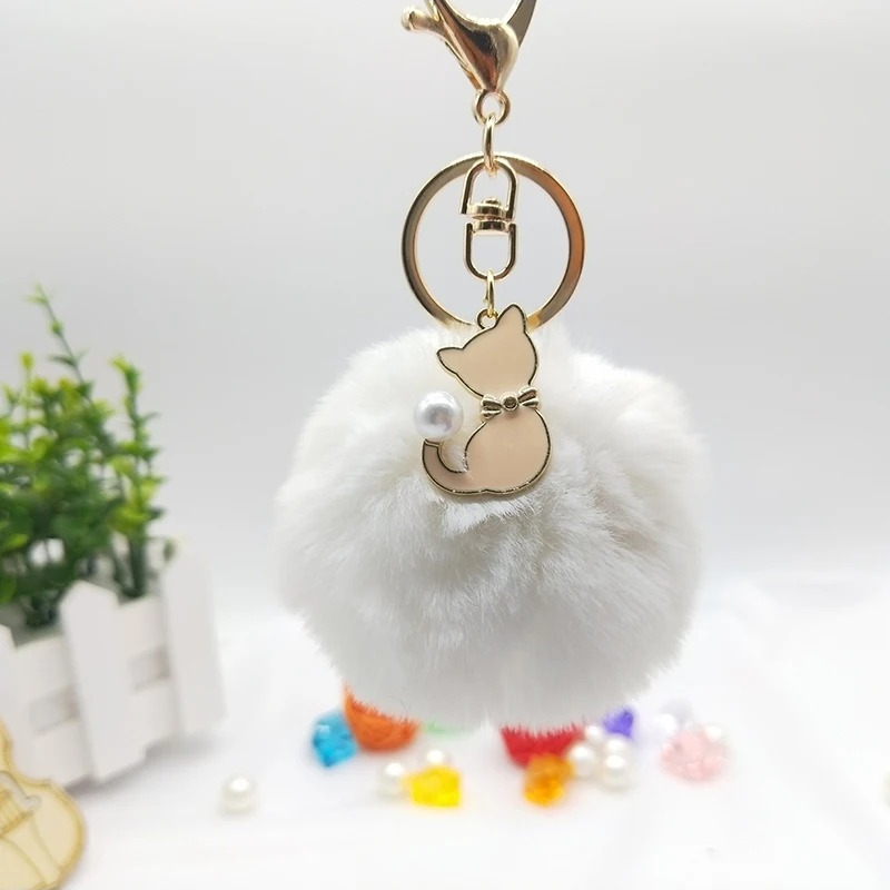 25 Colors Cute Pink Cat Fur Keychain Pompom Fake Fur Ball Key Chain Fluffy Pompon Keyring Bag Charms Key Ring Llaveros Chaveiros
25 Colors Cute Pink Cat Fur Keychain Pompom Fake Fur Ball Key Chain Fluffy Pompon Keyring Bag Charms Key Ring Llaveros Chaveiros