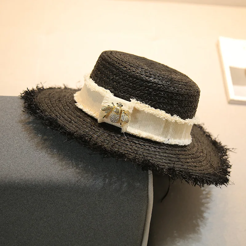 01903-yuanyang 2019 summer bee handmade raffia model show design fedoras cap women leisure panama hat
01903-yuanyang 2019 summer bee handmade raffia model show design fedoras cap women leisure panama hat
