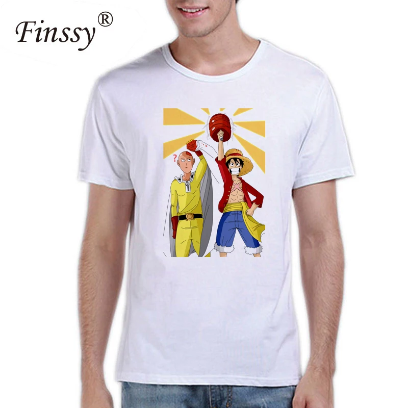 Saitama Oppai t shirt men Luffy One Punch Man Hero T-shirt men tops 2018 Fashion Cartoon Short Sleeve summer tops for Men
Saitama Oppai t shirt men Luffy One Punch Man Hero T-shirt men tops 2018 Fashion Cartoon Short Sleeve summer tops for Men