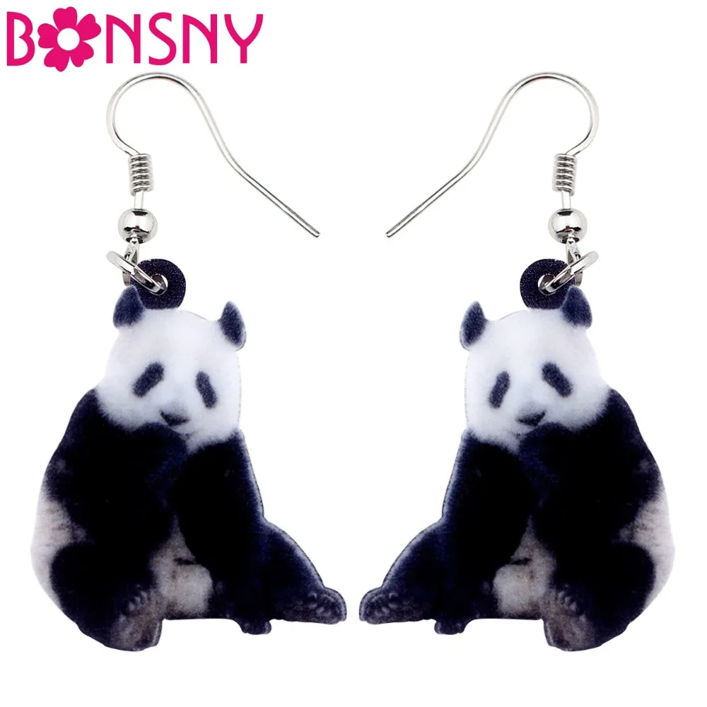 Bonsny Acrylic Cartoon Happy Sitting Panda Earrings Big Long Dangle Drop Animal Jewelry For Women Girls Ladies Teens Statement
Bonsny Acrylic Cartoon Happy Sitting Panda Earrings Big Long Dangle Drop Animal Jewelry For Women Girls Ladies Teens Statement