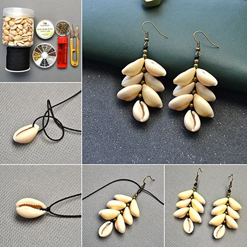 50G/Bag Cowrie Cowry Seashells Oval Spiral Shells with Holes For Jewelry Making
50G/Bag Cowrie Cowry Seashells Oval Spiral Shells with Holes For Jewelry Making