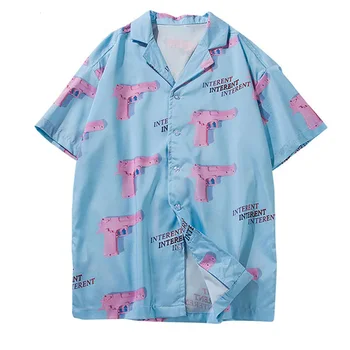 Mens Beach Hawaiian Shirt Summer Short Sleeve Shirt Men's Clothing Casual Loose Camisa Masculina Tops Cotton Shirts Streetwear
Mens Beach Hawaiian Shirt Summer Short Sleeve Shirt Men's Clothing Casual Loose Camisa Masculina Tops Cotton Shirts Streetwear