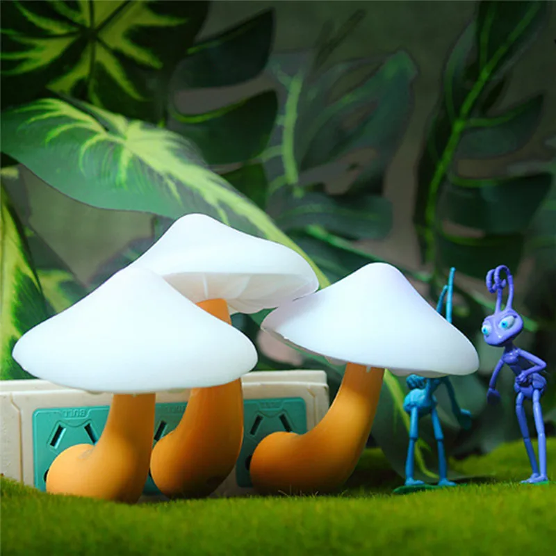 Sensor small Night Light creative Mushroom Wall Socket Lamp US Plug Romantic Colorful Kid Home Decorate LED energy saving lamp
Sensor small Night Light creative Mushroom Wall Socket Lamp US Plug Romantic Colorful Kid Home Decorate LED energy saving lamp