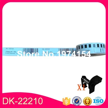 1 x Rolls Brother DK-22210 Label Compatible Thermal Etiketten 29mm*30.48M Continuous for QL650 QL700 DK-2210 Thermal Label
1 x Rolls Brother DK-22210 Label Compatible Thermal Etiketten 29mm*30.48M Continuous for QL650 QL700 DK-2210 Thermal Label